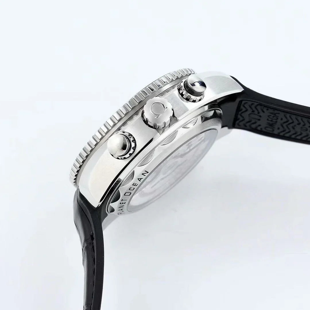 Chronograph - Selfwinding- Black Rubber- Automatic - 45.5mm