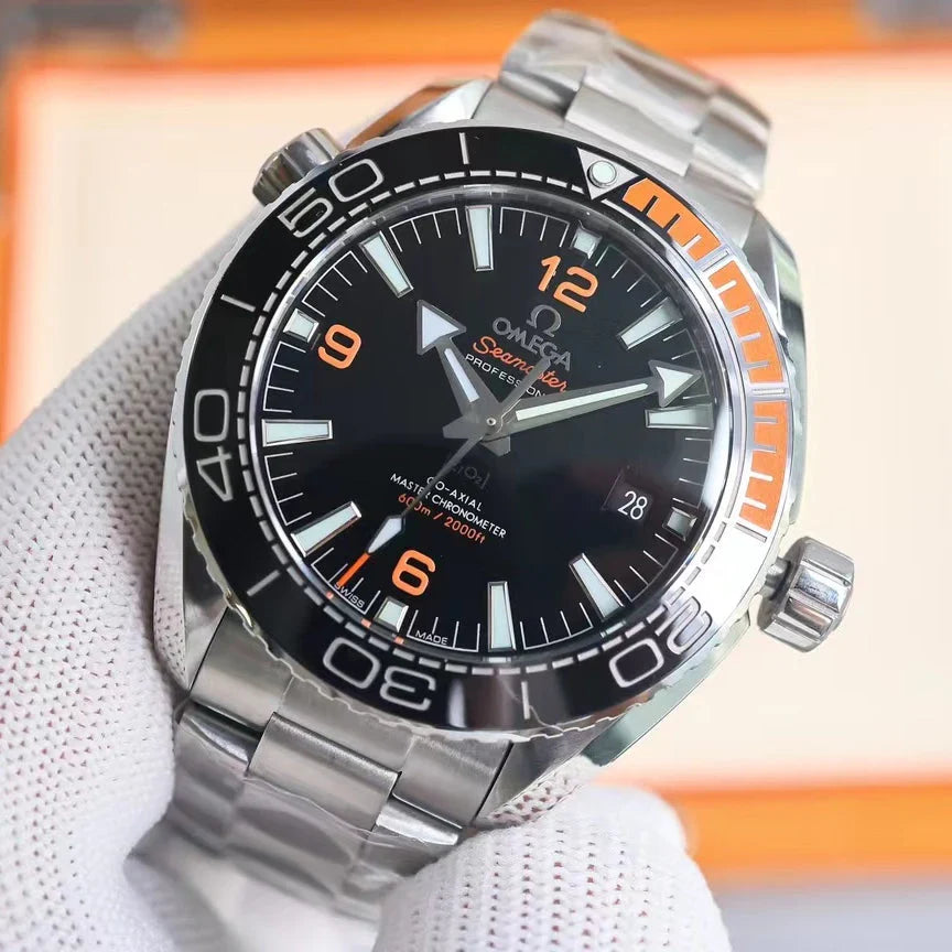 Black Orange - White 904L Steel -  Automatic - 43mm