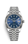 126334-Blue Silver - Steel 904L - Blue- Automatic-41mm