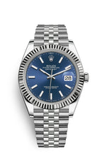 126334-Blue Silver - Steel 904L - Blue- Automatic-41mm
