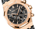 Black OFFs - Black Leather - Chronograph -Quartz- 41mm