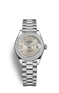 LADY-DATE-white gold and diamonds- Quartz-31mm