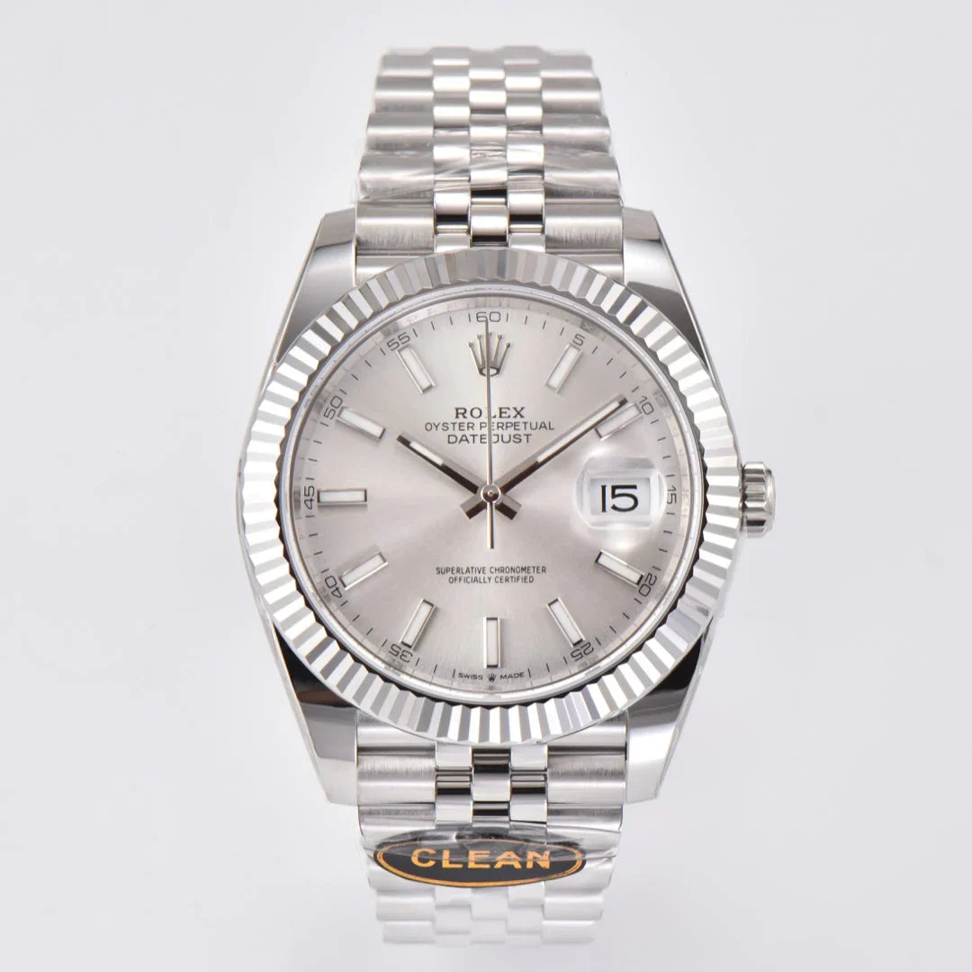 C-Factory - Silver - Silver 904L Steel- Automatic - 41mm