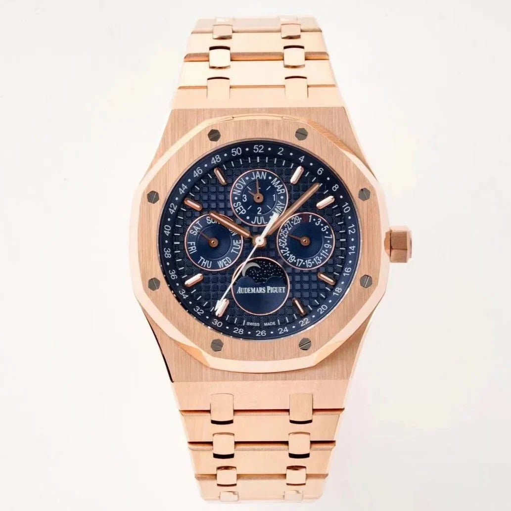 Blue - Rosegold 904L Steel - Automatic - 41mm