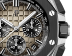 🔥limited-time offer! Brown Rubber Strap - 904L Steel - QUARTZ - 43mm