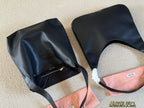 Flat mouth vertical tote bag