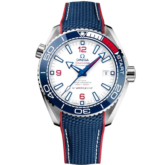 White - Blue Rubber - Automatic - 43mm