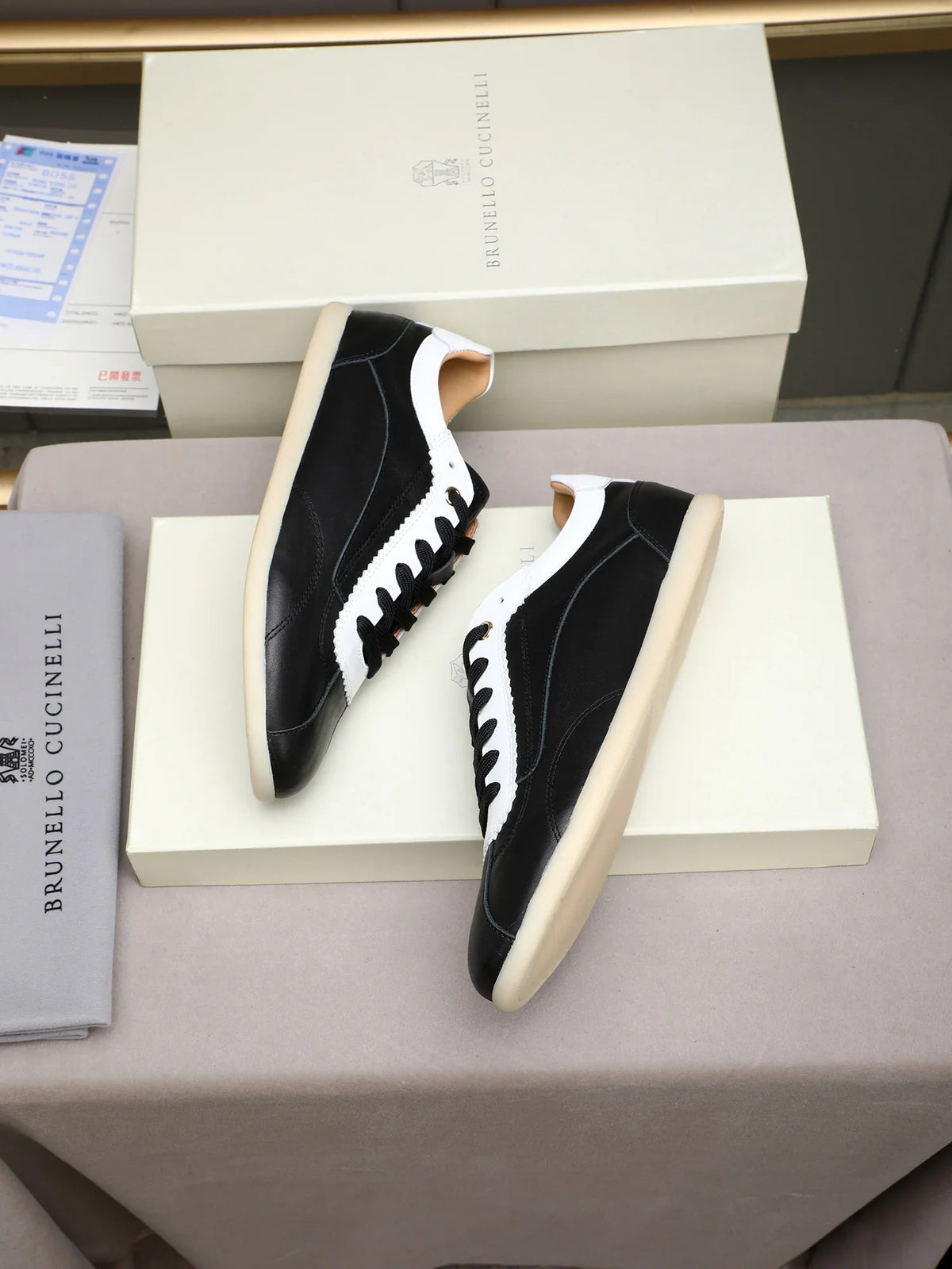 Selected cowhide upper men's shoes