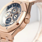 Blue - Rosegold 904L Steel Hollow- Automatic - 41mm