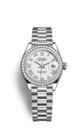 LADY-DATE-white gold and diamonds- Quartz-31mm