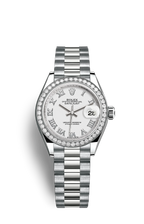 LADY-DATE-white gold and diamonds- Quartz-31mm