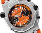 Orange -Prange Rubber -Quartz - 42mm