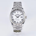 C-Factory - White - Silver 904L Steel- Automatic - 41mm/36mm
