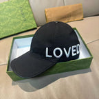 New letter embroidered baseball cap