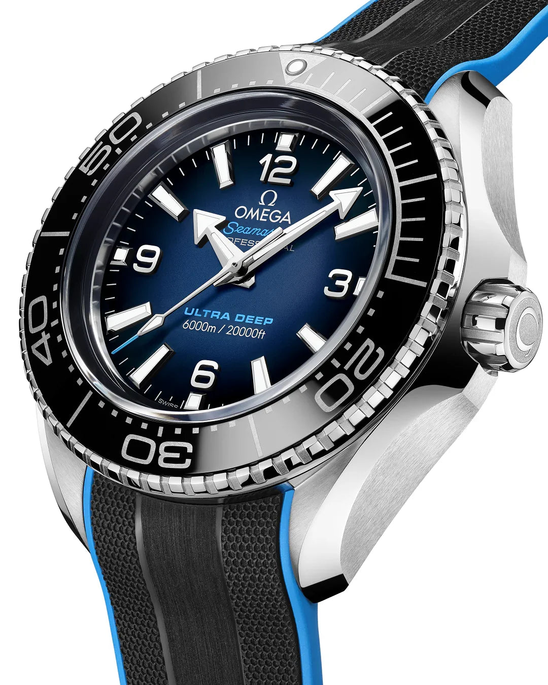 L Size- Blue White - Blue Rubber - Automatic - 45mm