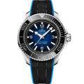 L Size- Blue White - Blue Rubber - Automatic - 45mm