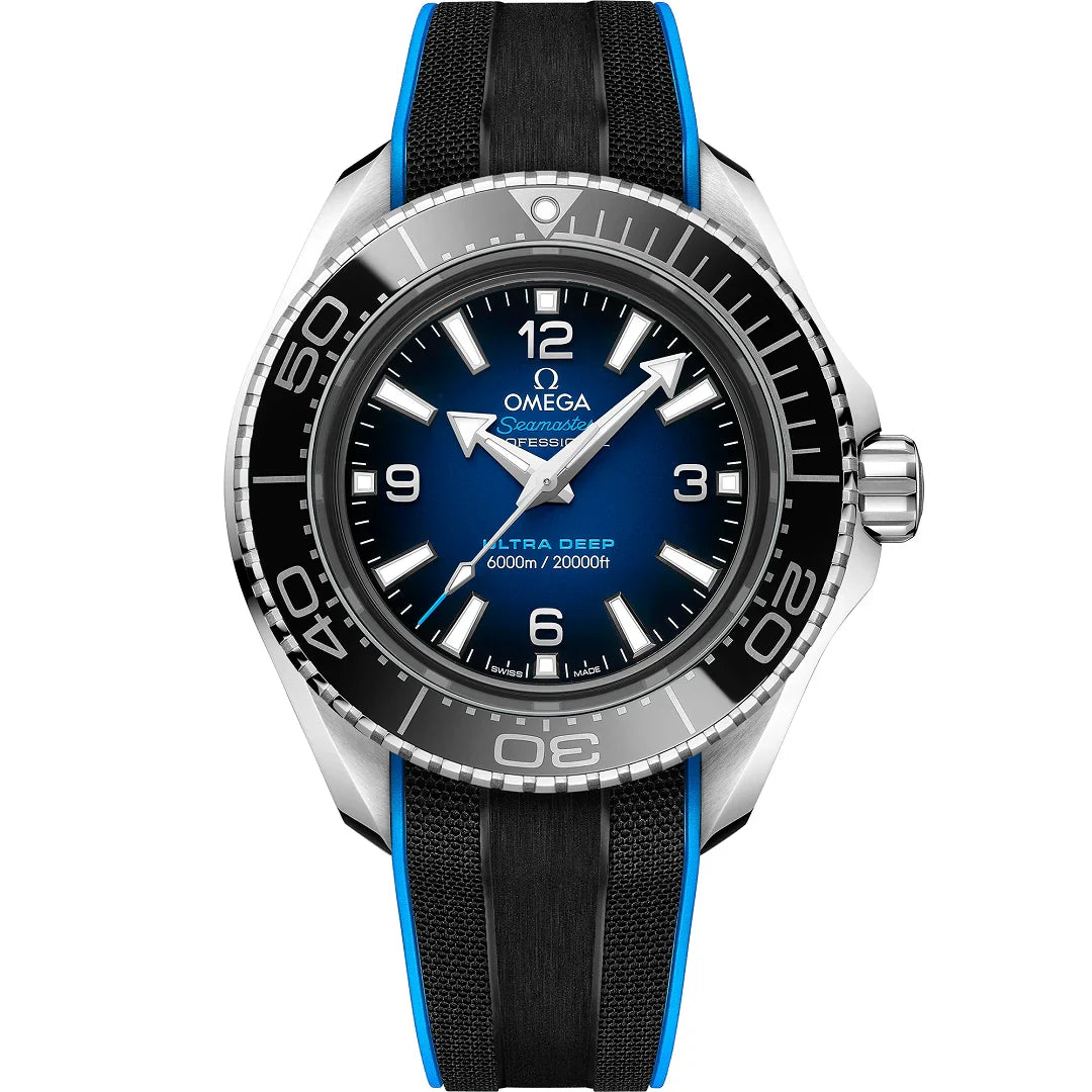 L Size- Blue White - Blue Rubber - Automatic - 45mm