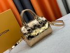 Rose gold handbag