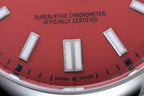 C-Factory - Wine - Silver 904L Steel- Automatic - 41mm