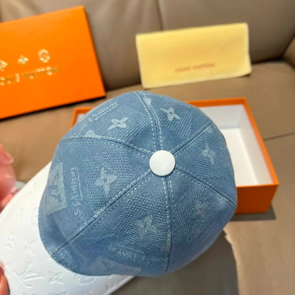 New denim baseball cap
