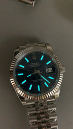 126334-Blue Silver - Steel 904L - Blue- Automatic-41mm