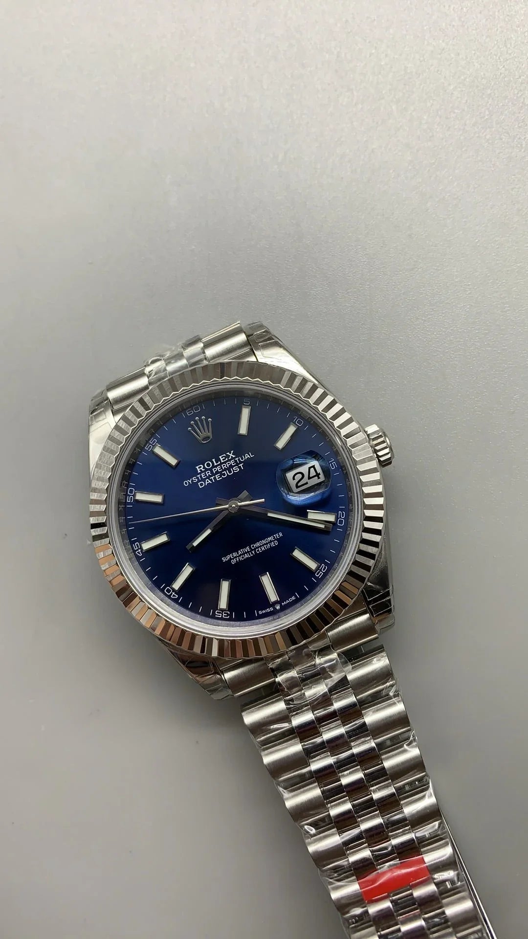 126334-Blue Silver - Steel 904L - Blue- Automatic-41mm