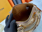 Rose gold handbag