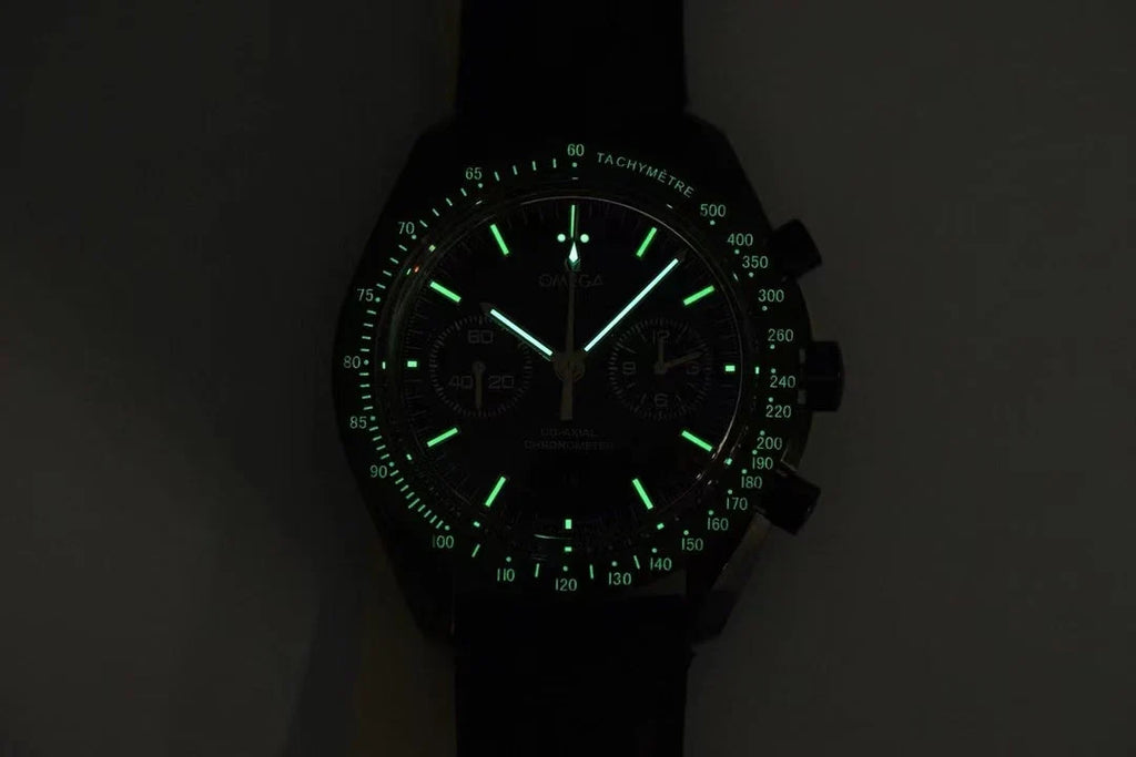 Chronograph -Moon back - Black - Black Rubber- Automatic - 44mm