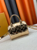 Rose gold handbag
