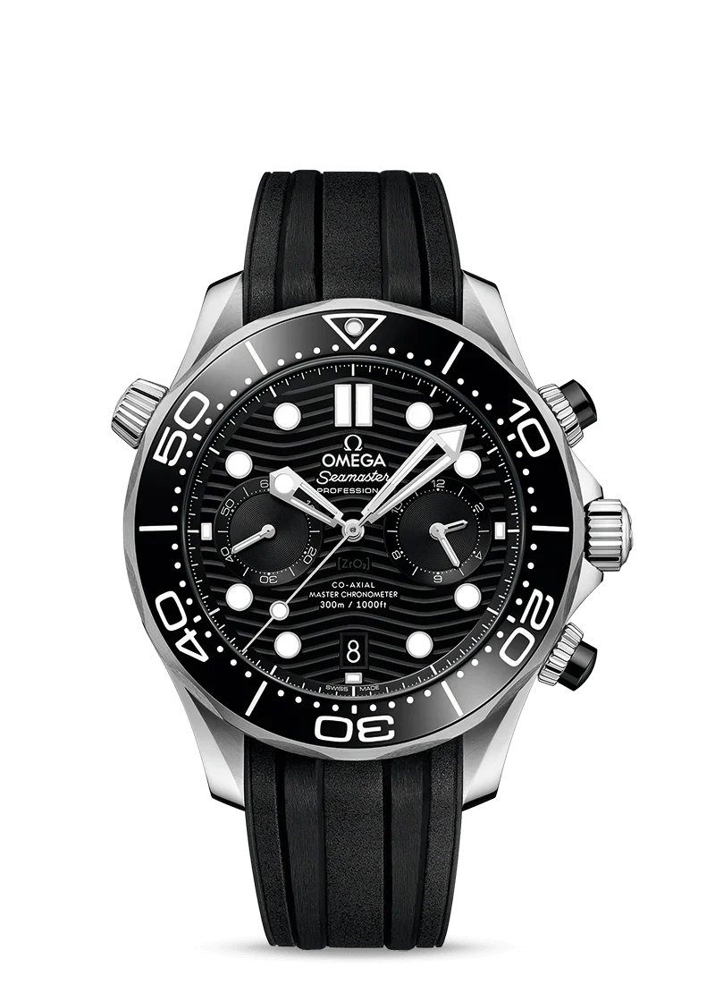 Black Steel - Rubber - quartz - 42mm