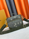 Coated canvas mailman bag