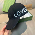 New letter embroidered baseball cap