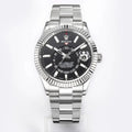 C-Factory -Black Silver - White 904L Steel - Automatic - 42mm