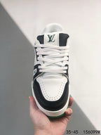 Black And Green Letter Sneaker