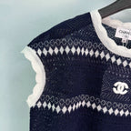 Chanel/26SS New Striped Knit Vest