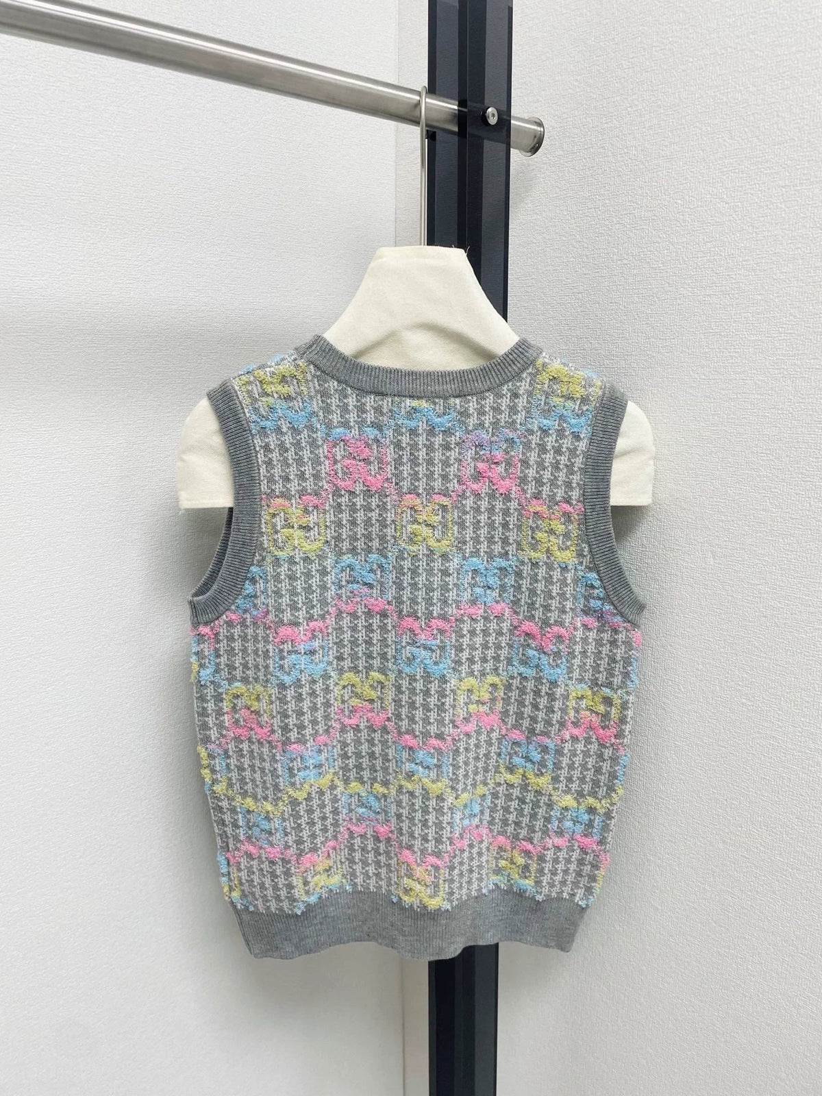 25fw Jacquard vest