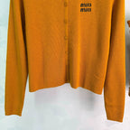 MiuMiu/26 Early Autumn New Knit Cardigan + Striped Vest