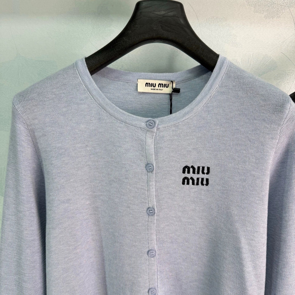 MiuMiu/26 Early Autumn New Knit Cardigan + Striped Vest
