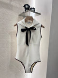 25 New Hooded Zipper One-piece Tankini Swimsuit