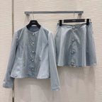 Dior/26ss new stylish denim set