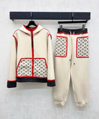 Louis Vuitton / '26 New Collection: Hooded Jacquard Jacket & Trousers Set