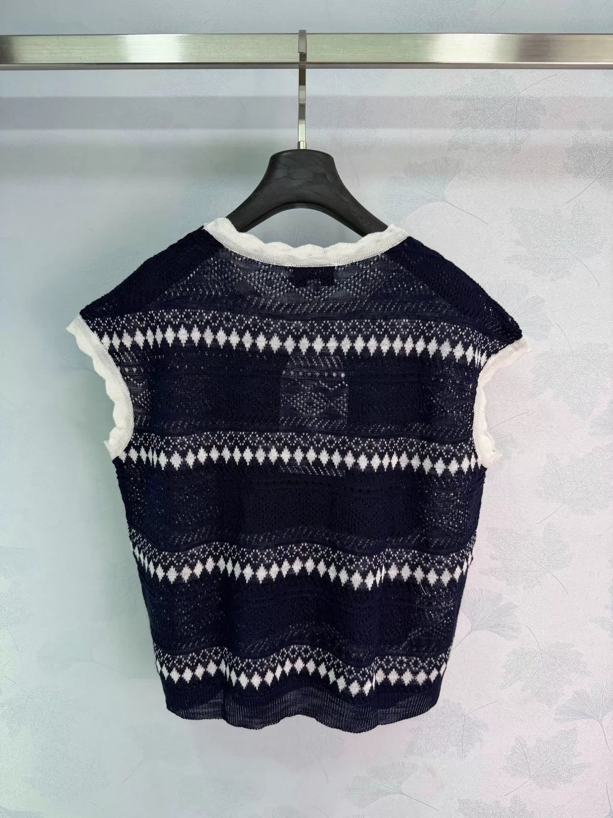 Chanel/26SS New Striped Knit Vest