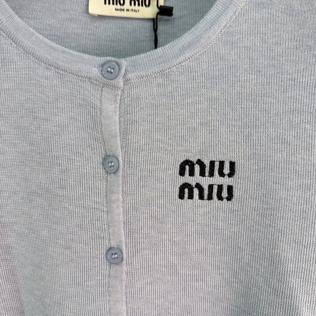 MiuMiu/26 Early Autumn New Knit Cardigan + Striped Vest