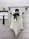 25 New Hooded Zipper One-piece Tankini Swimsuit