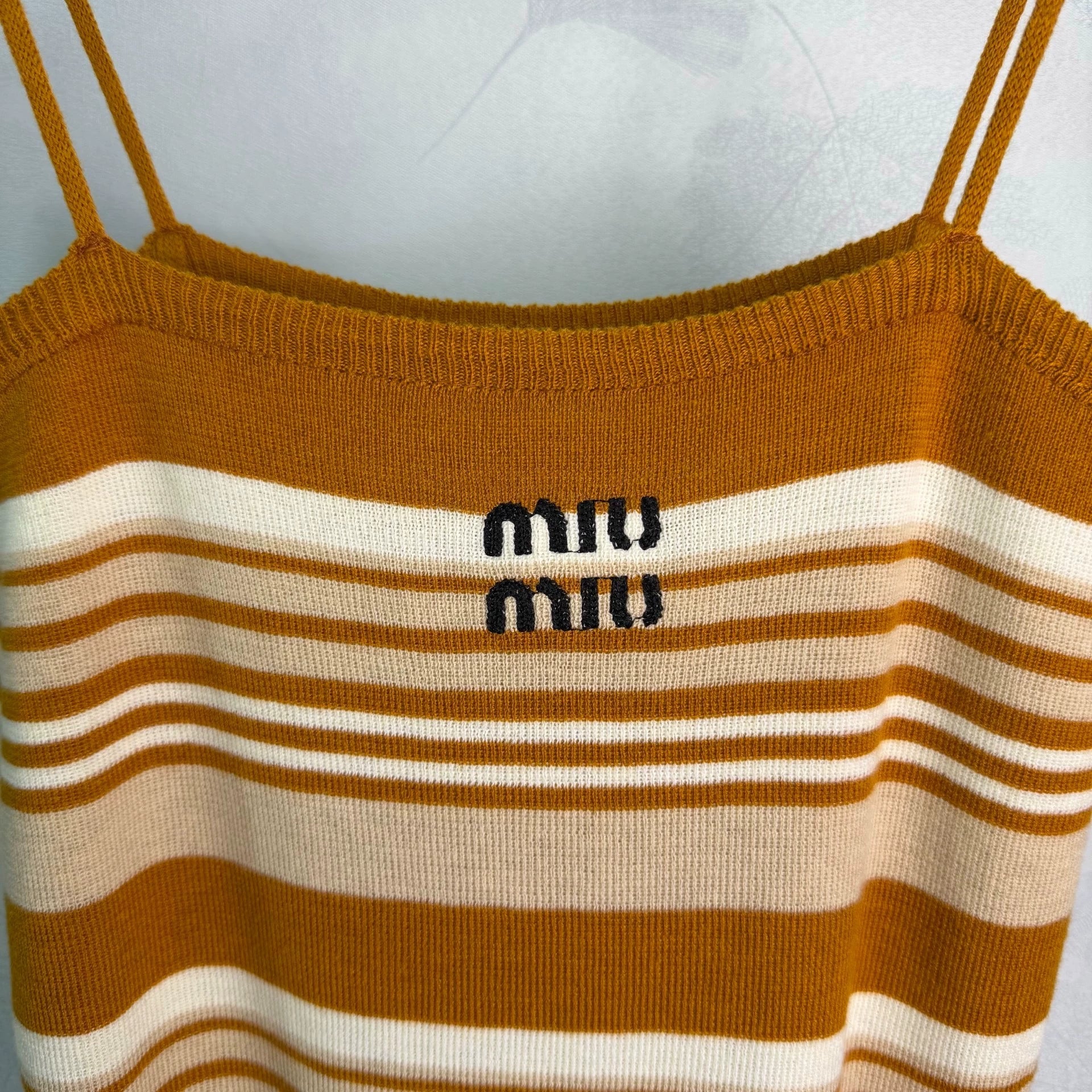 MiuMiu/26 Early Autumn New Knit Cardigan + Striped Vest