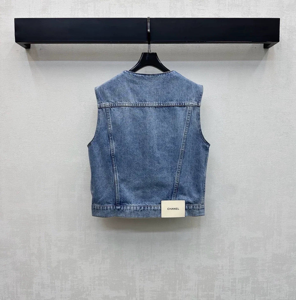 Chanel/26 New Denim Vest