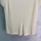 Chanel / 26 ssNew Knitted Short-Sleeve Top