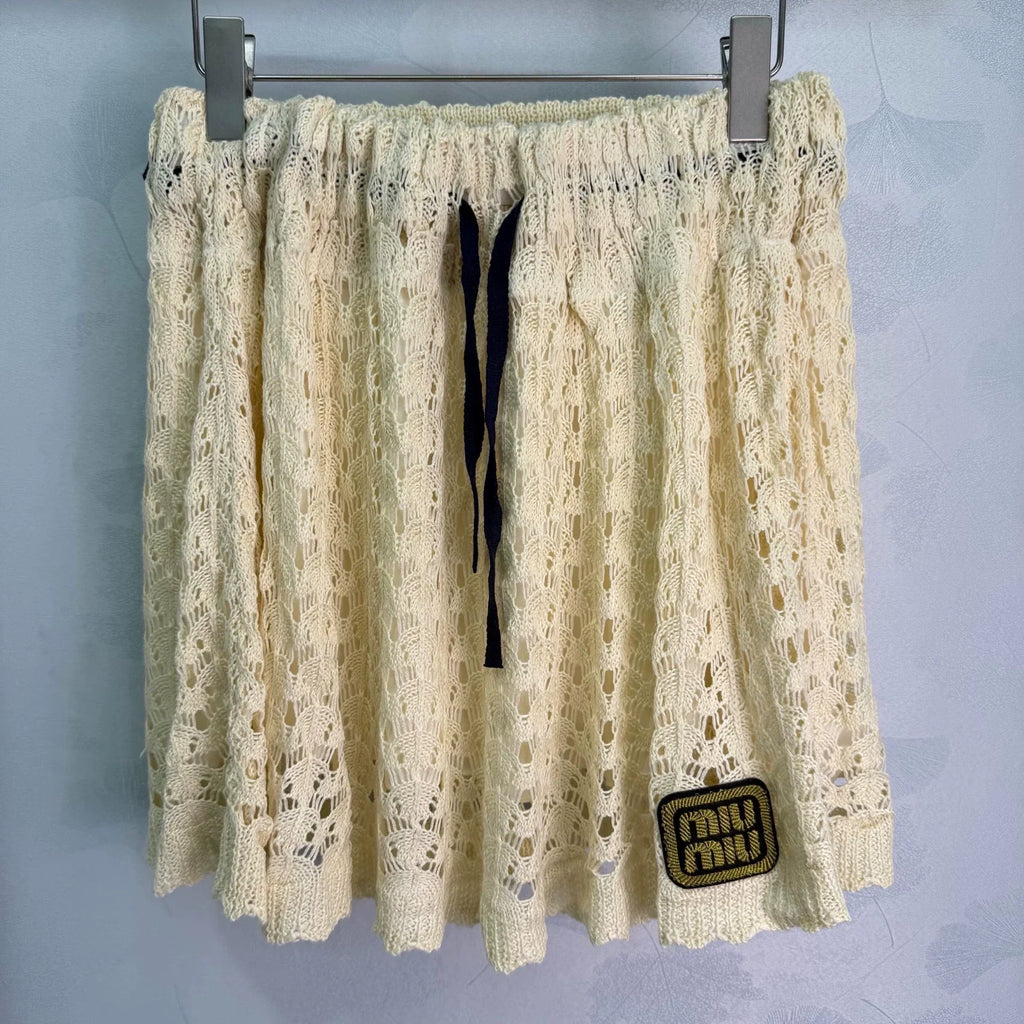 MiuMiu/26 New Hollow-Knit Set