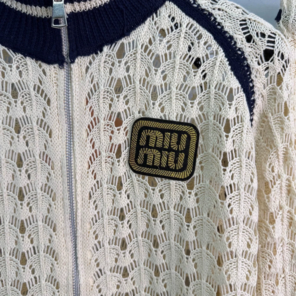 MiuMiu/26 New Hollow-Knit Set