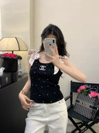 25 Summer New Diamond Scarf Vest